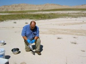 testing for hazardous waste at Pine Ridge