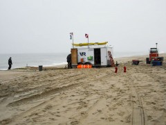 dive trailer with safety gear