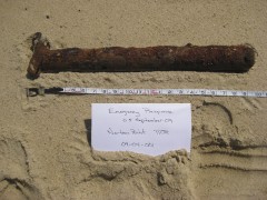 record of WWII-era rocket recovered at Norton Point